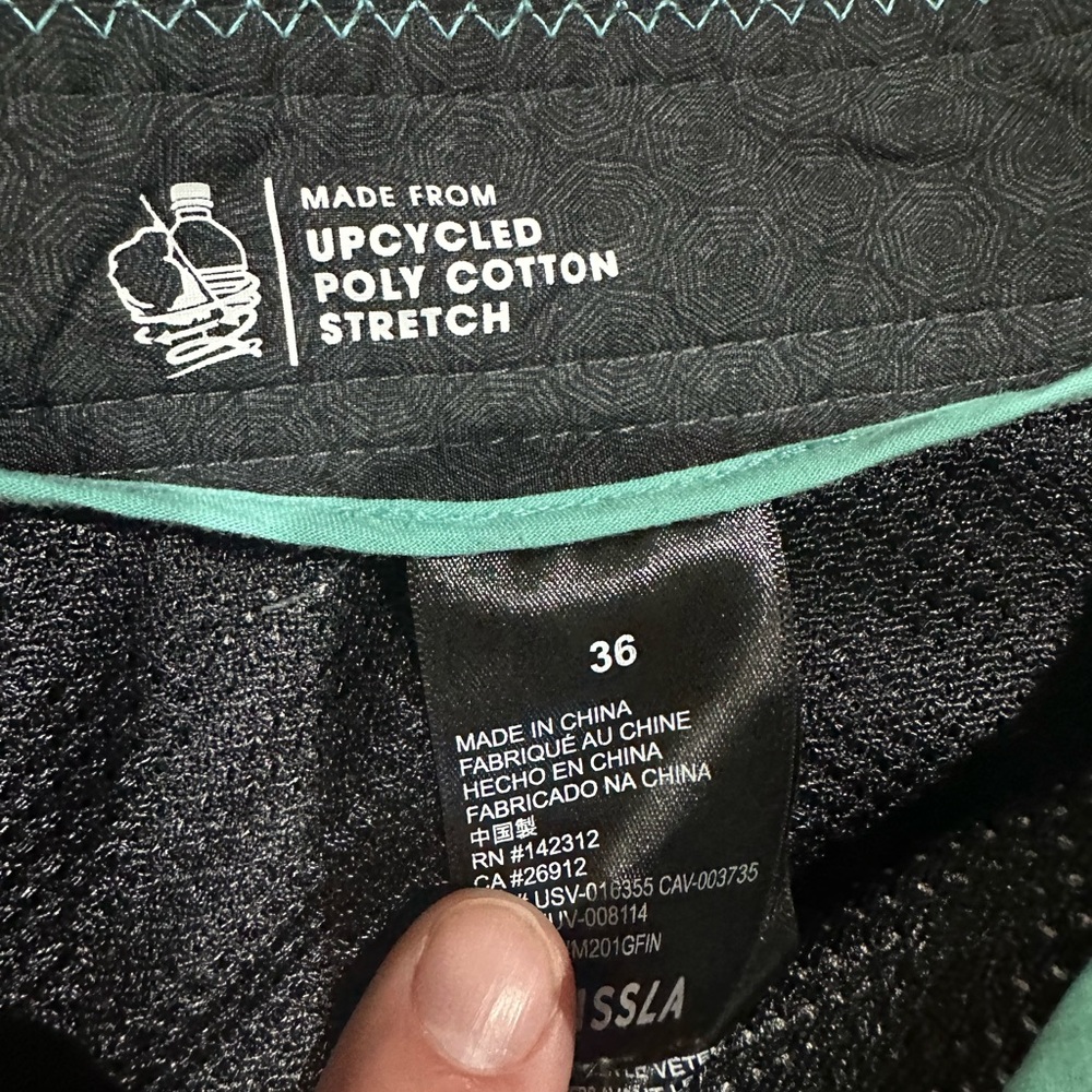 VISSLA Men's Heather Gray Flat Front Shorts - Picture 3 of 4